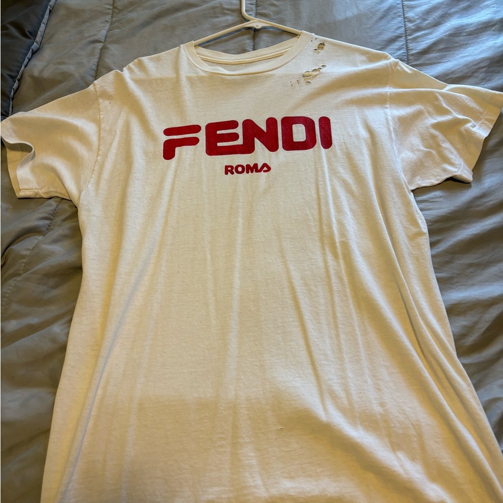 Fendi screen printed T shirt